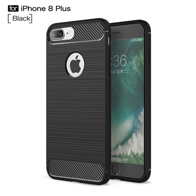 

BONGEM Apple iPhone8 Plus Case with Flexible&Durable Shock Absorption with Carbon Fiber Design