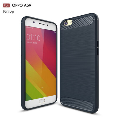 

Fivice OPPO F1SA59 case Luxury brushed carbon fiber TPU soft shell