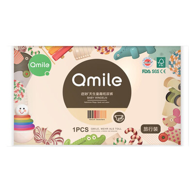 

Qmile diaper sample  code 1 piece