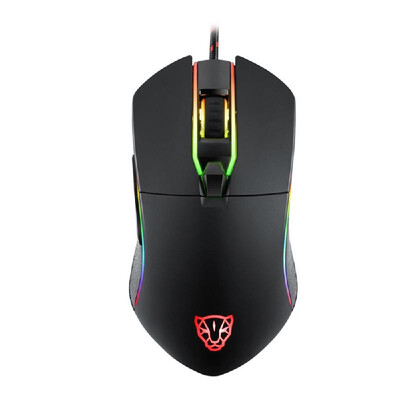 

Motospeed V30 Wired Optical USB Gaming Mouse Catamount RGB Backlight 6 Buttons 3500DPI Ergonomic Gamer PC Mouse