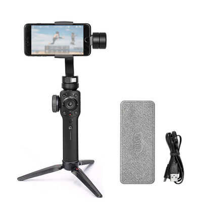 

Smooth 4 3-Axis Handheld Brushless Gimbal Portable Stabilizer Integrated Control Panel Camera Mount for Smartphones Action Camera