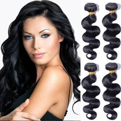 

1 Bundles Brazilian Body Wave 100 Human Hair Weave Virgin Hair Extensions