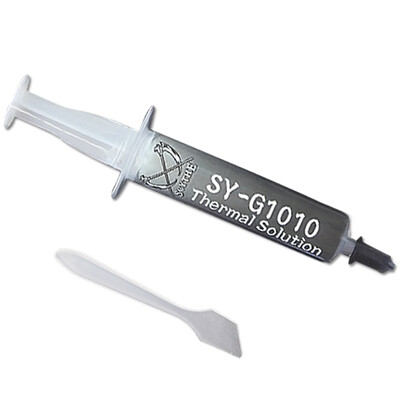 

Сквош (SCYTHE) SY-G1010 термальная смазка (графическая карта процессора тепловая рассеиваемая силиконовая смазка / жидка для ноутбука / компьютерная термопаста / 4 г загружена / 8.5 теплопроводность)