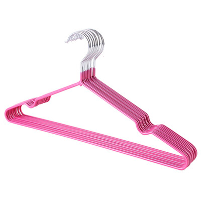 

LIZI plastic cover steel clothes hanger