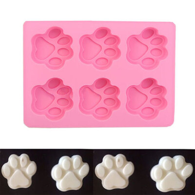 

Dog Footprint Silicone Mold Ice Cube Candy Chocolate Jelly Cake Soap Mould