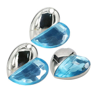 

4GB 8GB 16GB 32GB 64GB 128GB Crystal Heart Model Flash Memory Stick Pen Drive USB Flash Drive USB Drive U Disk Flash Disk USB Card