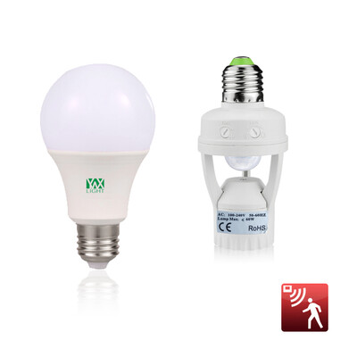 

YWXLight E27 9W LED Light Bulbs Household Lighting Bulbs Human Body Induction AC 85 - 265V