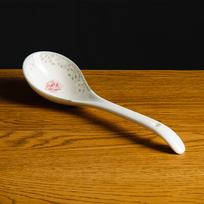 

[Супермаркет] Юн Тан Jingdong магнолии витиеватой глазурованной керамической ложки столовой ложки риса одного загруженного