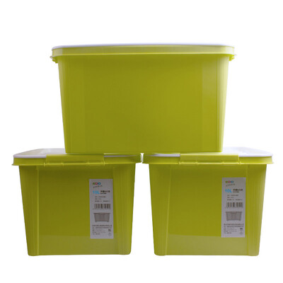 

Jingdong supermarket] according to the empire EDO plastic finishing storage box clothes debris storage box trumpet 10L 3 loaded TH-1050 pink