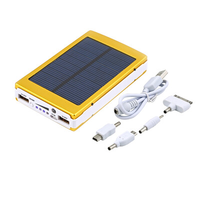 

2016 New 8000mAh Portable Super Solar Charger Dual USB External Battery Power Bank