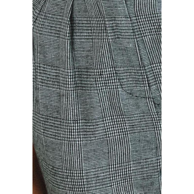 

Fashion Womens Pants High Waist Elastic Drawstring Button Casual Long Trousers