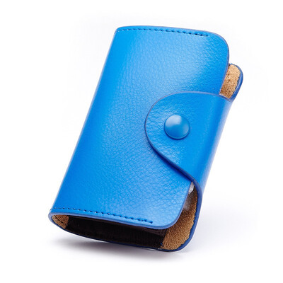 

Genuine Leather Card Wallet for Men&Women Cowhide Business Card Holder Credit Card Purse