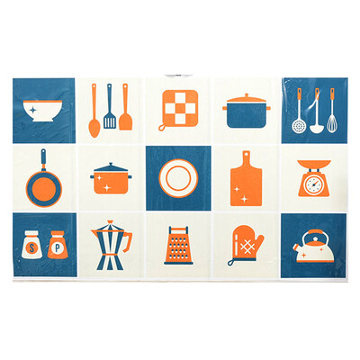 

All-purpose oil-proof stickers kitchen waterproof oil stickers high temperature oil-proof stickers home drawer stickers small 5 Pack