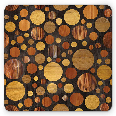 

Non Slip Rubber Dot Wood Gaming Soft Mouse Pad
