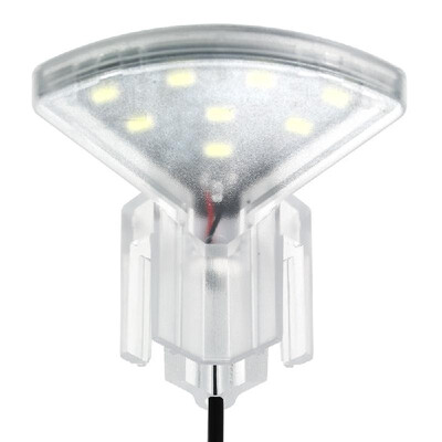 

USB Aquarium LED Fan-shaped Clamp Lamp with 8pcs High Light SMD5730 LEDs Fish Tank White Light