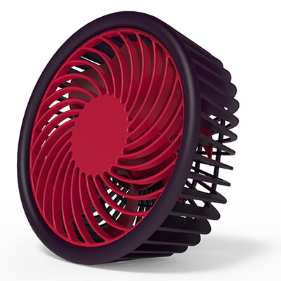 

Style (sty! Epie) A201 desktop ultra-quiet cooling mini portable large wind power fan fan mulberry color