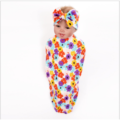

AU 2Pcs Soft Muslin Baby Wrap Swaddling Blanket Infant Kid Swaddle Towel 80x80cm
