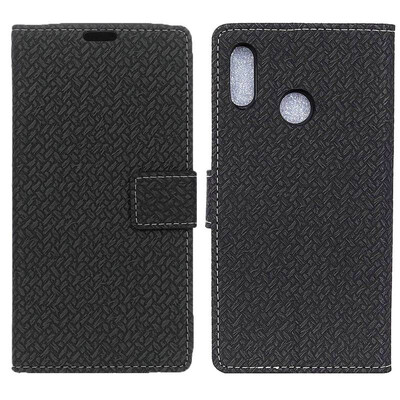 

MOONCASE Millet Mi A2 Lite Red Rice 6 Pro Woven Leather Case - Black