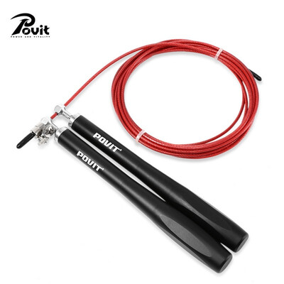 

Povit P - 12x Jump Rope with Adjustable Aluminium Alloy Handles Fitness Training Steel wire jump rope Anti-slip aluminum alloy