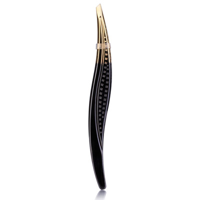 

Excellent home UPLUS stainless steel willow dark gold non-slip oblique mouthbrow clip eyebrow tweezers eyebrow eyebrow clip eyebrow clip folder close