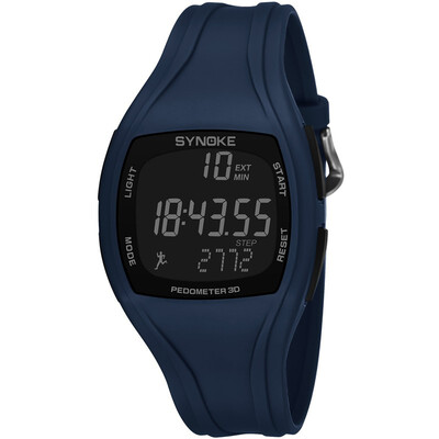 

Sports time record waterproof watch 3D step sports watch male student multi-function electronic watch