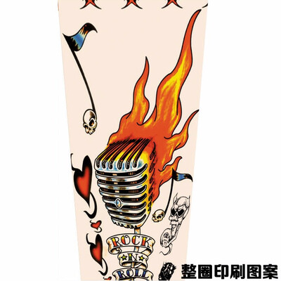 

Outdoor Sleeves stitches Tattoo sleeve Sleeve Men&women Flower Arm Ride Driving Sunscreen Equipment Arm Warmers
