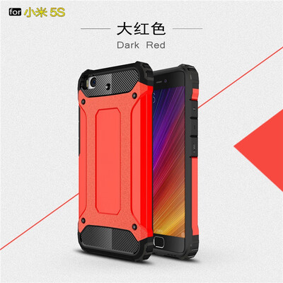

Fivice Xiaomi MI 5S plus case Luxury Silicone Diamond Armor PC Hard Shell Phone Case