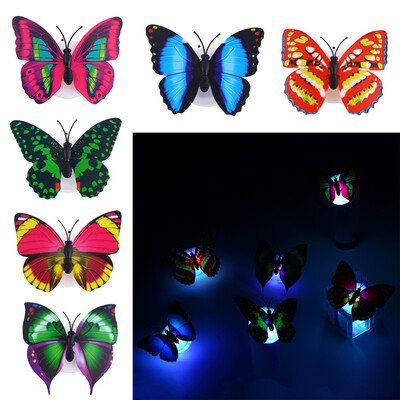 

Новый прекрасный Multi-Color Изменение красивые бабочки светодиодные лампы Night Light