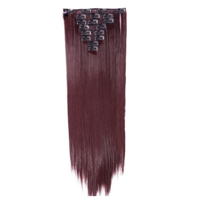 

Amazing Star Brazilian Straight Hair Clip in Human Hair Extensions Virgin Hair Clip in 9PcsSet Can Be Dyed&Bleach