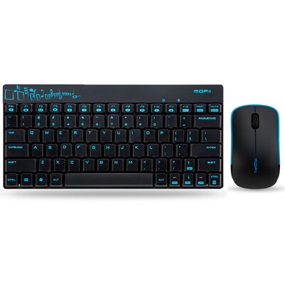 

Ferris hand Mofii X210 wireless mouse&keyboard set blue&black