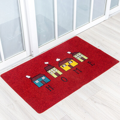 

Ли семьи дома носить пылевые коврики коврики коврики не скользят гостиная спальня кухня столовая HOME Cengceng MAT серый дом 50 * 80 см