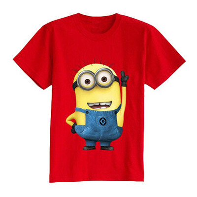

Cartoon figure children minions clothes costume children's clothing t shirts for Kid's BOXXTY