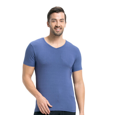 

Nurse мужской жилет мужской футболки дна рубашки модальной с короткими рукавами V-образным вырезом рубашки Тонкий классический дикий натяжного SSD1501 классический черный L (170/100)