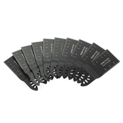 

KKmoon 10pcs Oscillating Multi Tool Saw Blade High Carbon Steel Saw Blades Multitool Accessory Kit for DeWalt Cougar Dremel Fein M