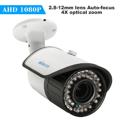 

Romacci KKmoon 1080P AHD Bullet Waterproof CCTV Camera 20MP 128 CMOS 28-12mm Auto-focus Lens 42pcs IR Lamps Night Vision IR