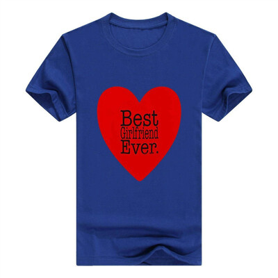 

Anniversary Gifts Best Girlfriend Ever Valentines Day Heart Handle Men Tshirt