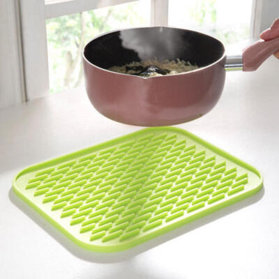 

Square Insulation Mat Silicone Table Protection Heat Resistant Anti Scald New