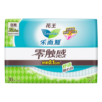 

Kao Le&Ya laurier zero touch thin thin daily wing type sanitary napkin 225cm30 tablets