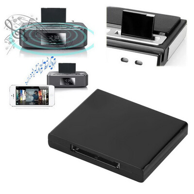 

Bluetooth A2DP Music Receiver Adapter for iPod iPhone 30-Pin Dock Speaker
