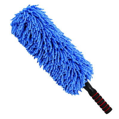 

Good weather car retractable super fiber nano car wash wax drag car tweezers car wash supplies round wax brush purple car supplies