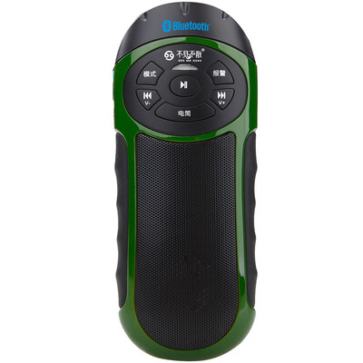 

(См. Меня здесь) RV77S (зеленый) Bluetooth Riding Speaker Горный велосипед Фонарик Велоспорт Мини Портативный сабвуфер Открытый Card Speaker