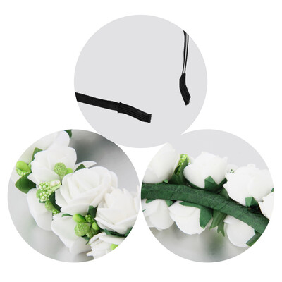 

Flower Garland Floral Bridal Headband Hairband Wedding Prom Hair Accessories