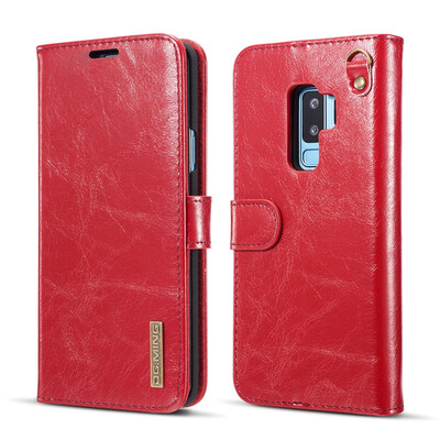 

DGMING Flip book case For Samsung S9 PLUS note8 Funda Luxury Geniune Leather Wallet phone For samsung galaxy S9 s8plus S7edge