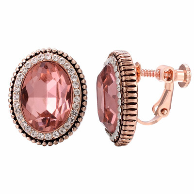 

Yoursfs 1 Pair Water DropRound Earrings Clear Crystal Jewelry Cute Romantic Nice Gift For Women