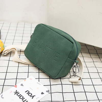 

Street Bag Women Girl PU Messenger Bags Zipper Casual Shoulder Bag Fashion Thick Strap Women Shopping Bag