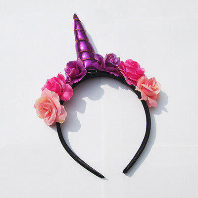 

New Decorative Unicorn Horn Head Party Hair Headband Fancy Dress Cosplay Costume