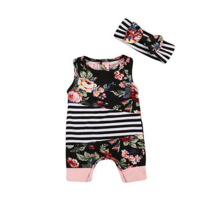 

Newborn Baby Girls Floral Romper Bodysuit Jumpsuit Outfits Clothes