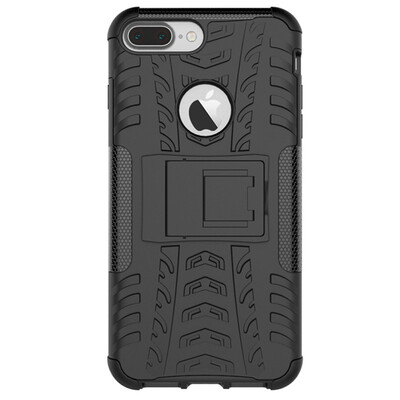 

Fivice iPhone 7 Plus8 Plus Case TPU anti-fall tire pattern back clip bracket phone case