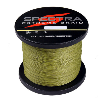 

100M-2000M 6LB-300LB Test Army Green 100%pe Dyneema Braided Fishing Line