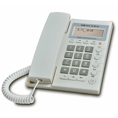 

Бао Ter (BOTEL) T156 Веревка фиксированной наземной телефонной связи без батареи динамик шнуровой стационарный домашний офис бизнес-машина черная доска